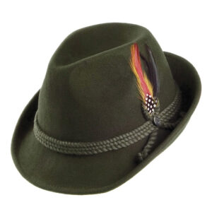 Brown Marl Tweed Flat Cap