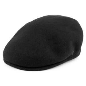 Charcoal Herringbone Fiddler Cap
