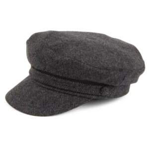 Navy Blue Classic Wool Greek Fisherman Cap