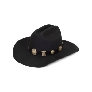 Black Concho Western Cowboy Hat
